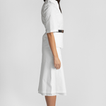 Dutton Poplin Midi Skirt - Saint Art