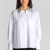 E.B. Shirt with Crystal Collar - TWP