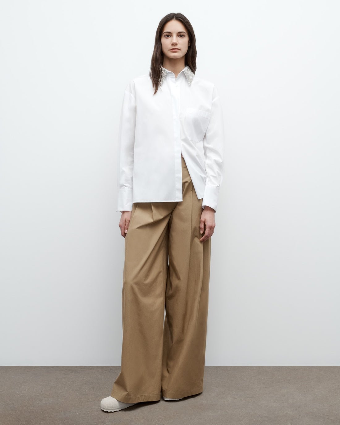 E.B. Shirt with Crystal Collar - TWP