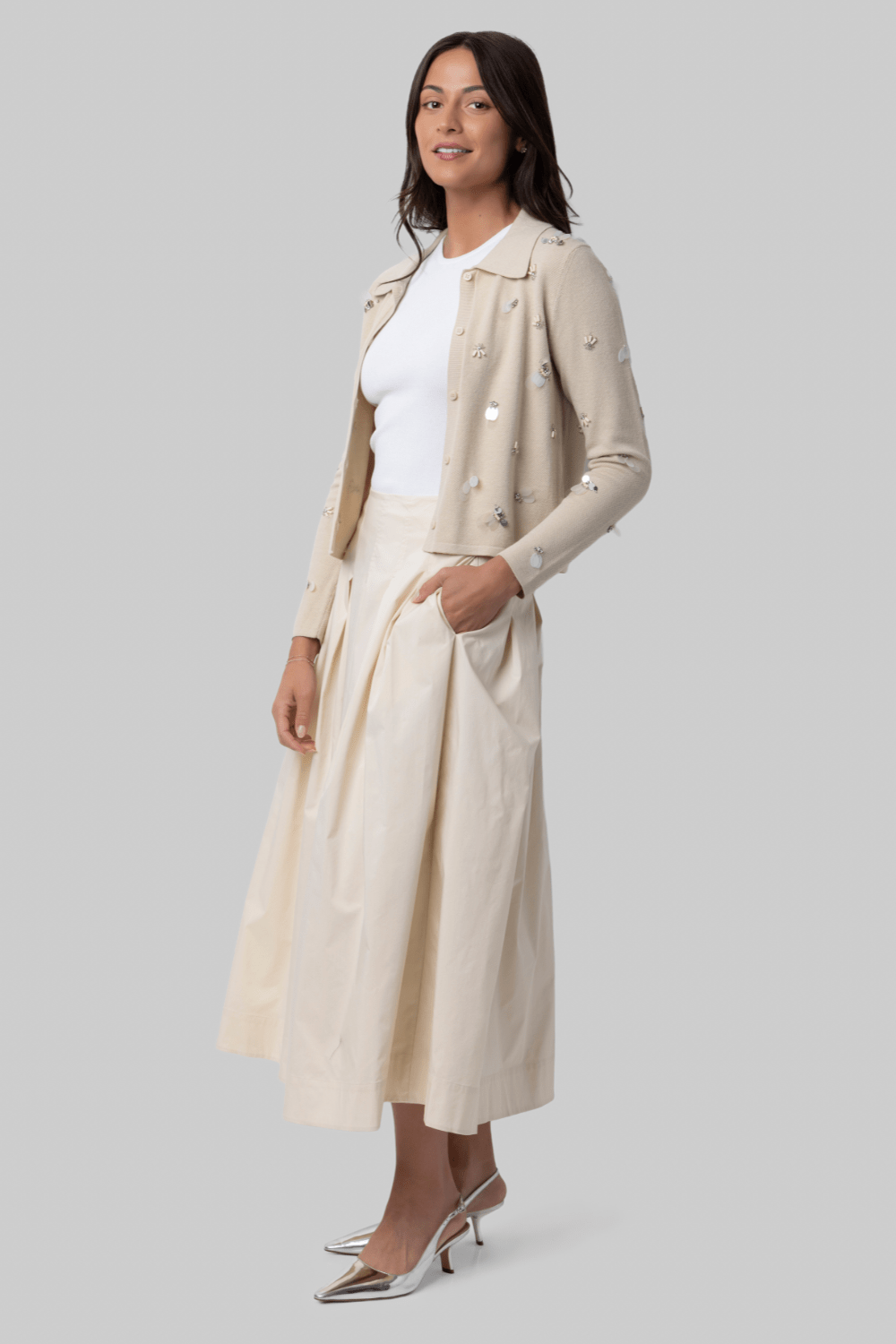 Elora Midi Skirt - Simkhai
