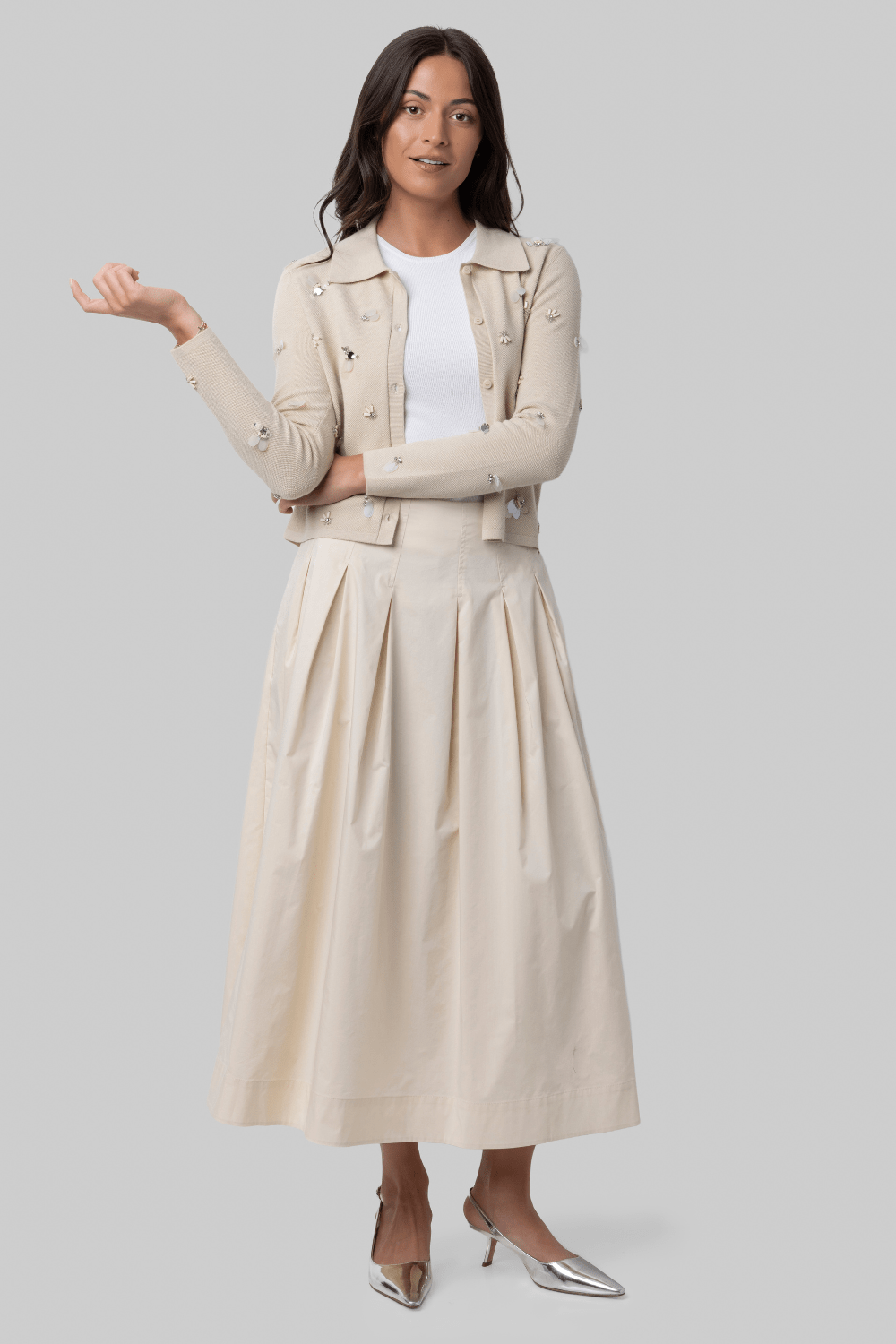 Elora Midi Skirt - Simkhai