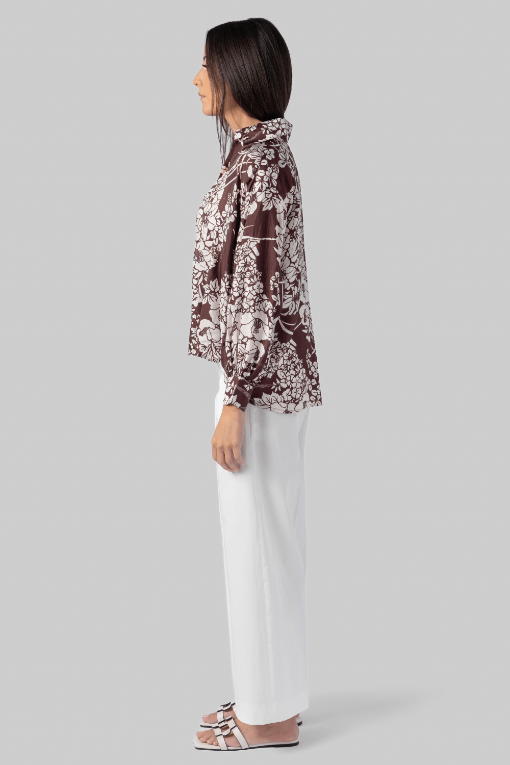 Emery Auburn Spoke Silk Shirt - Alix of Bohemia