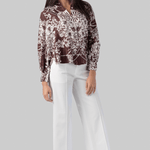 Emery Auburn Spoke Silk Shirt - Alix of Bohemia