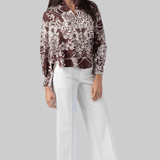 Emery Auburn Spoke Silk Shirt - Alix of Bohemia