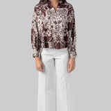 Emery Auburn Spoke Silk Shirt - Alix of Bohemia