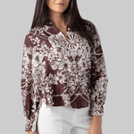 Emery Auburn Spoke Silk Shirt - Alix of Bohemia