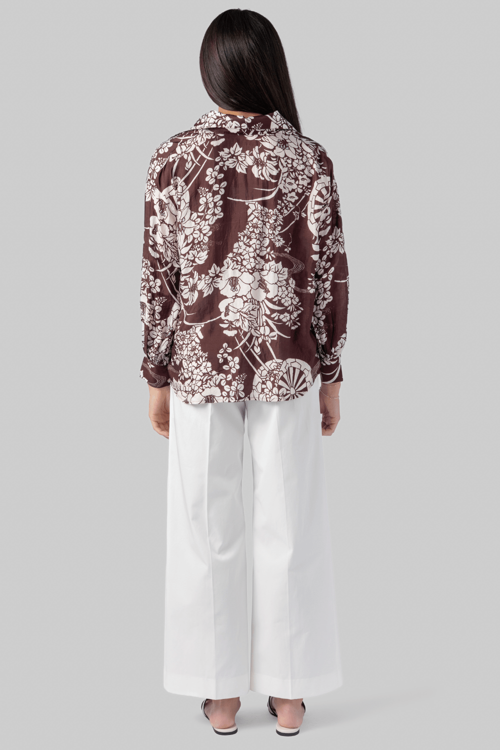 Emery Auburn Spoke Silk Shirt - Alix of Bohemia