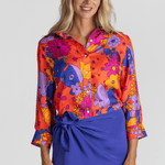 Emmanuelle Floral Silk Shirt - La Prestic Ouiston