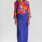 Emmanuelle Floral Silk Shirt - La Prestic Ouiston