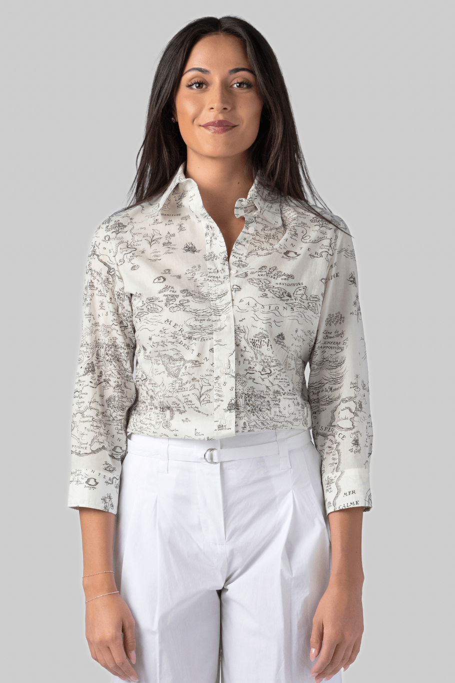 Emmanuelle Map Shirt - La Prestic Ouiston