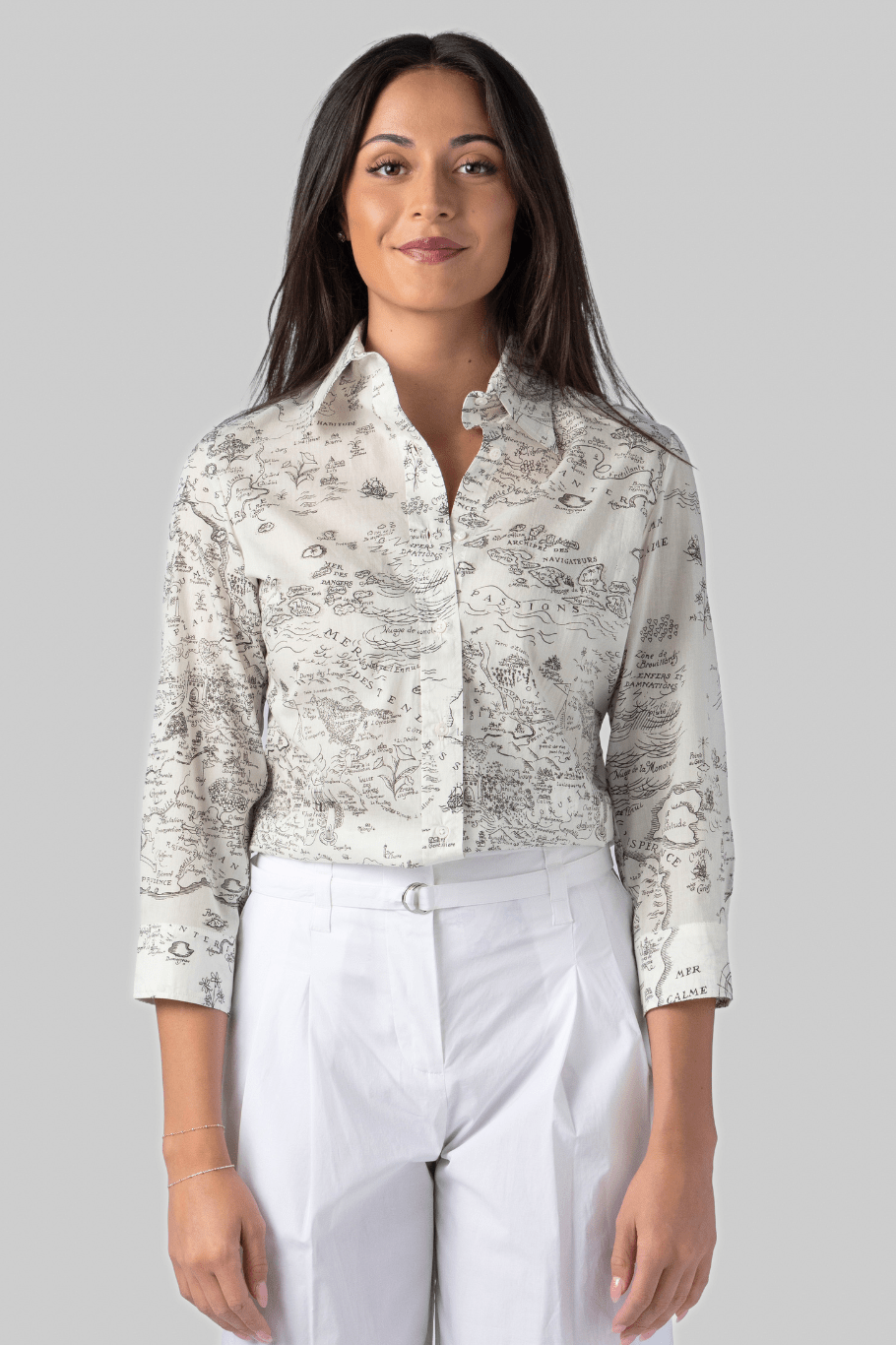 Emmanuelle Map Shirt - La Prestic Ouiston