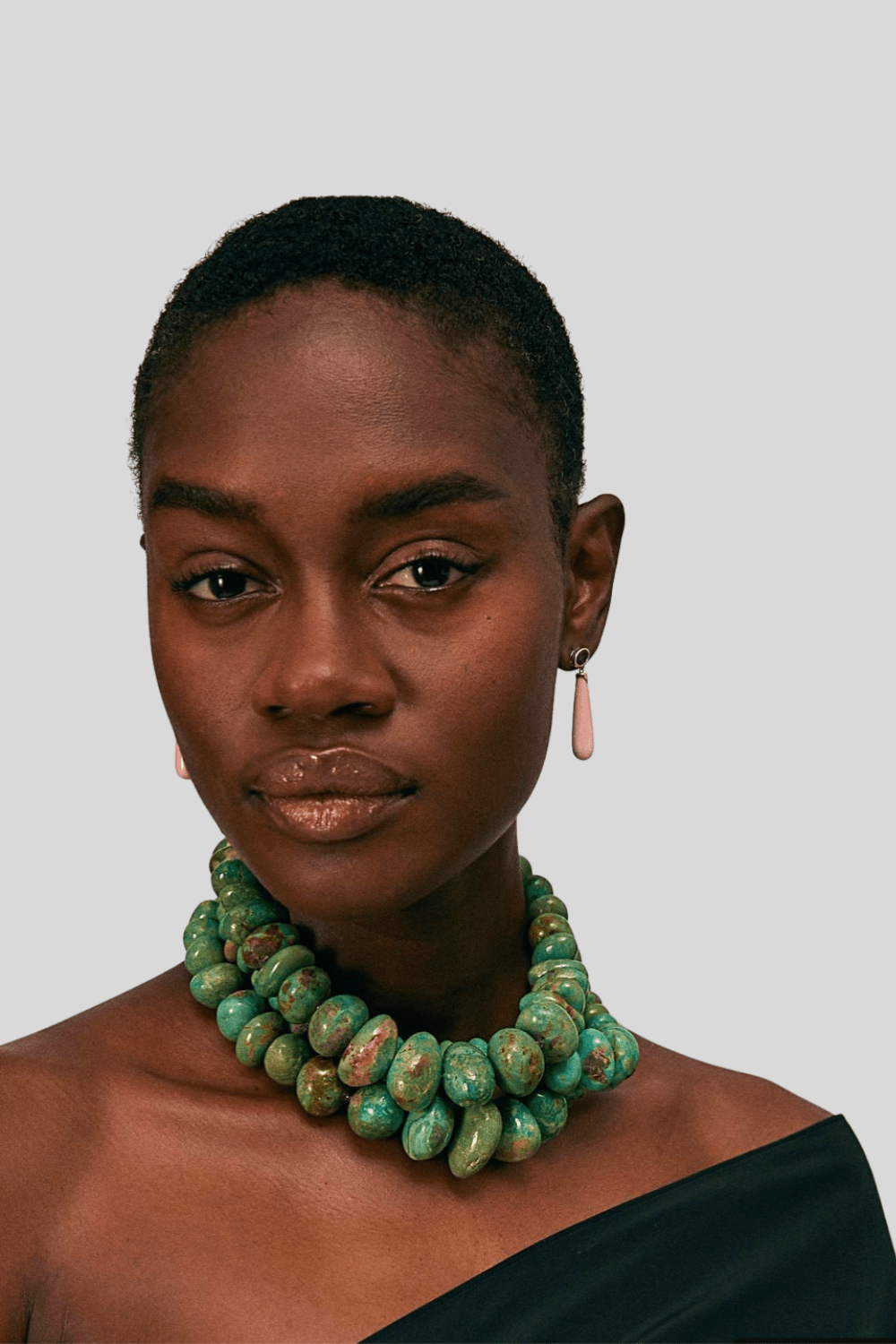 Extra Large Green Turquoise Necklace - Lizzie Fortunato