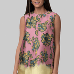 Faye Floral Tunic Top - Alemais