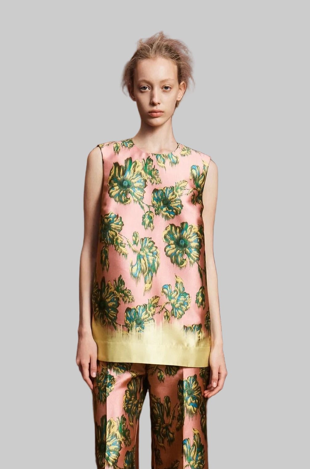 Faye Floral Tunic Top - Alemais