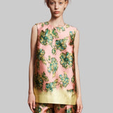 Faye Floral Tunic Top - Alemais