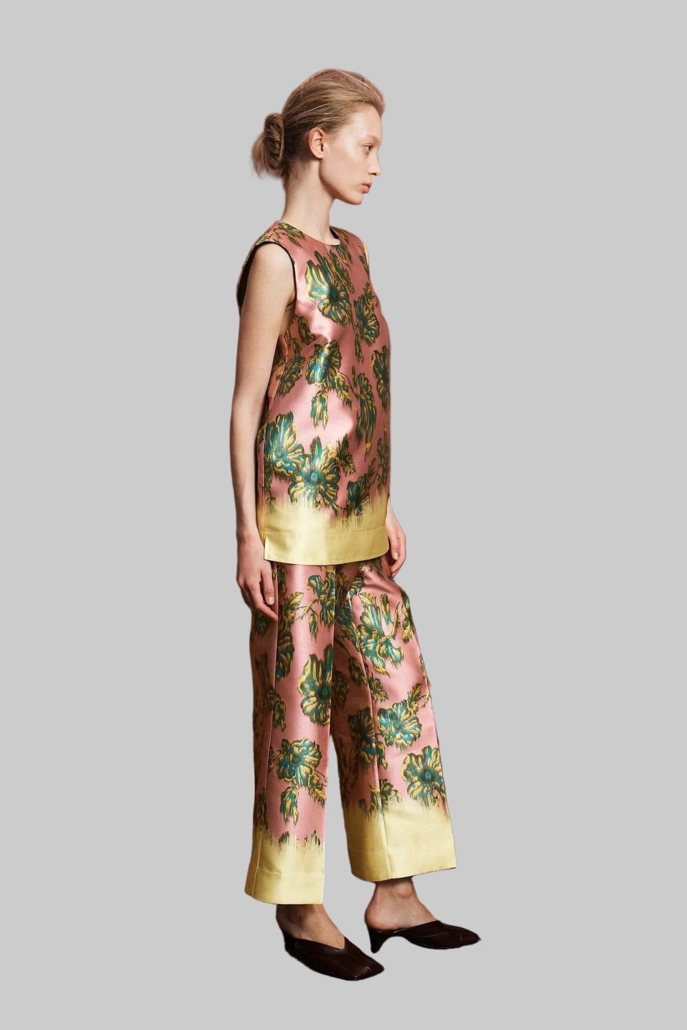 Faye Floral Tunic Top - Alemais