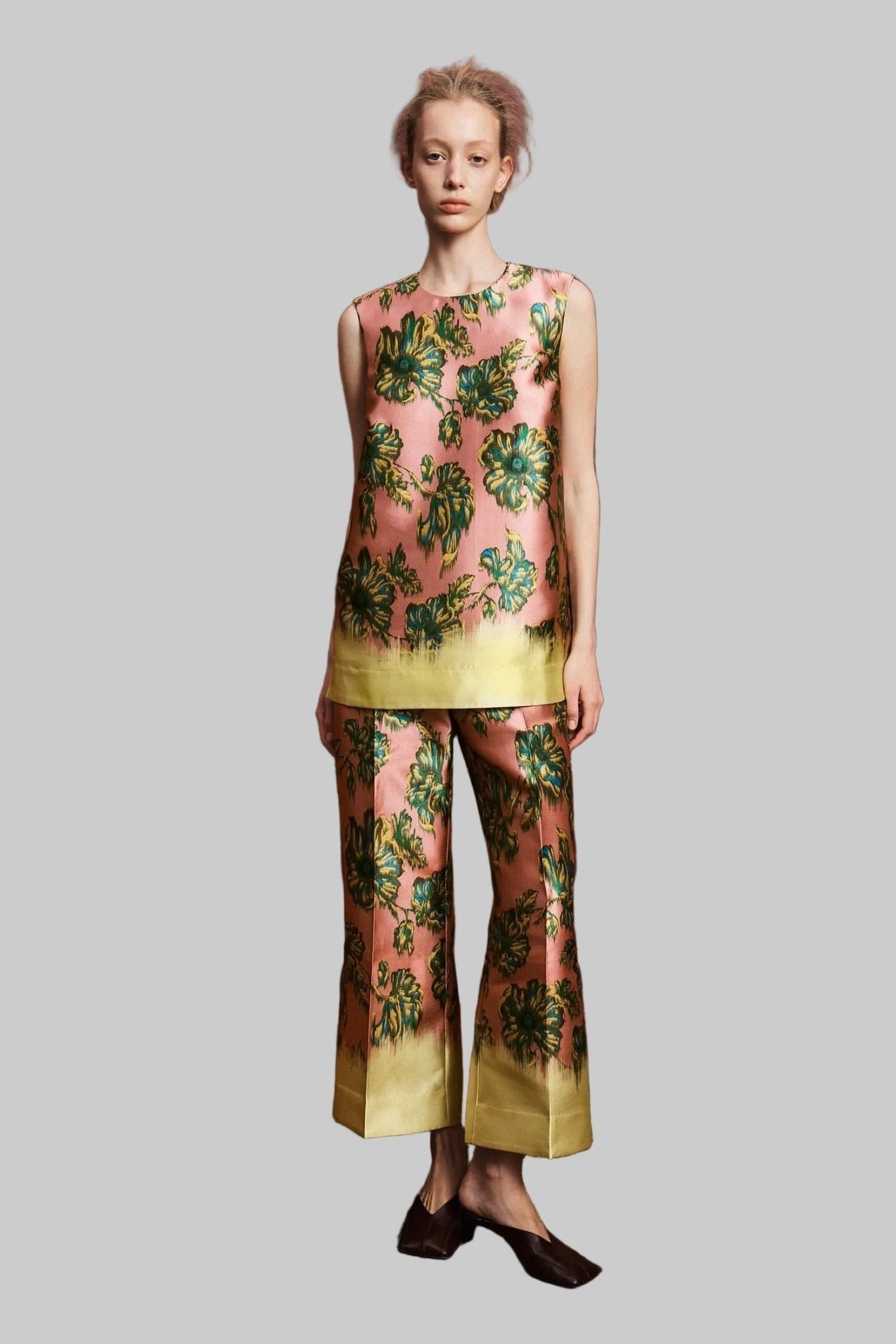 Faye Floral Tunic Top - Alemais