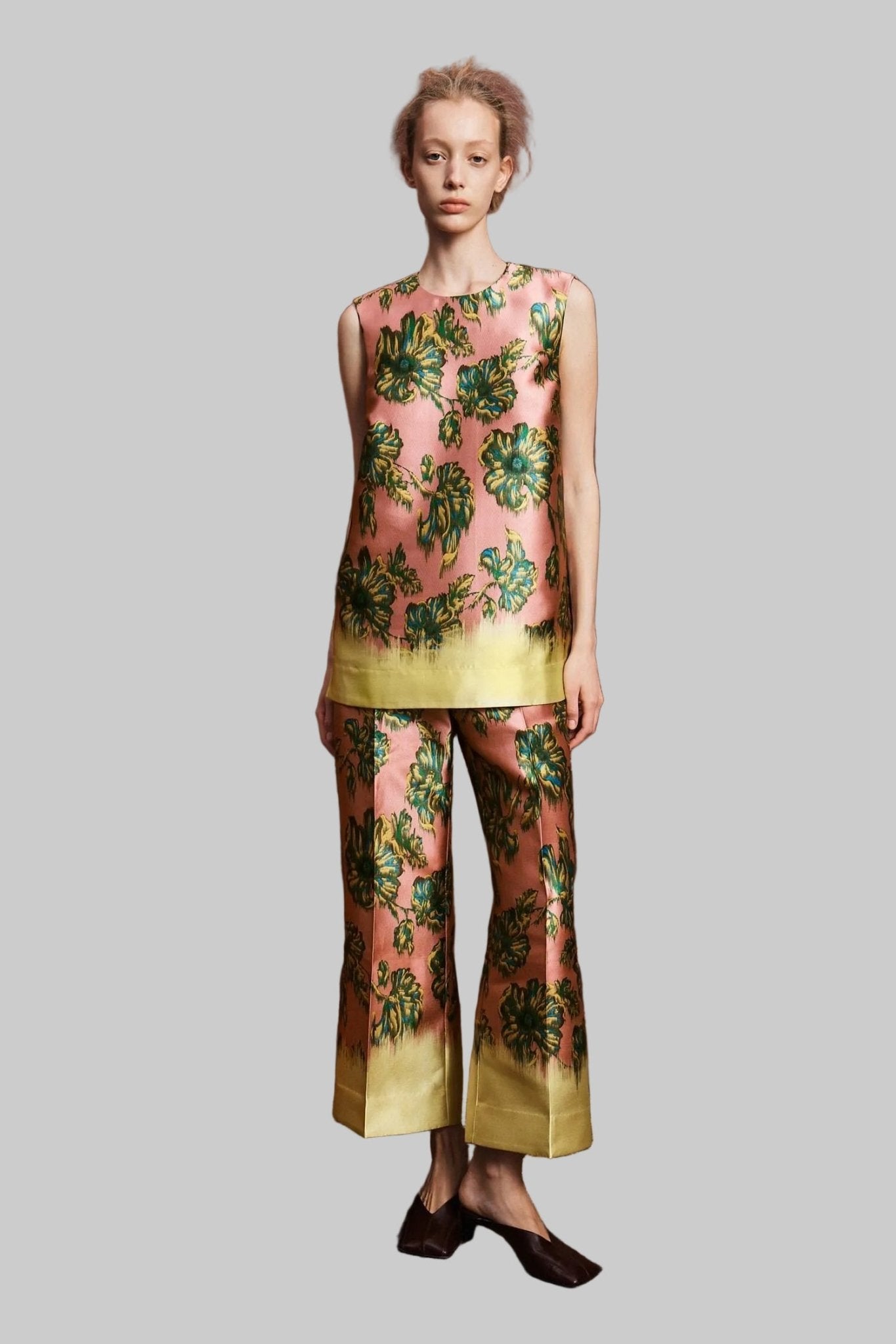 Faye Floral Tunic Top - Alemais