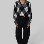 Feron Argyle Sweater - Nili Lotan