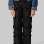 Fleur Cotton Pant in Black - The Garment