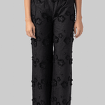 Fleur Cotton Pant in Black - The Garment