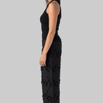 Fleur Cotton Pant in Black - The Garment