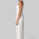 Fleur Cotton Pant in White - The Garment