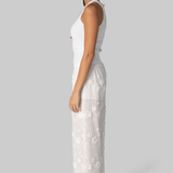 Fleur Cotton Pant in White - The Garment