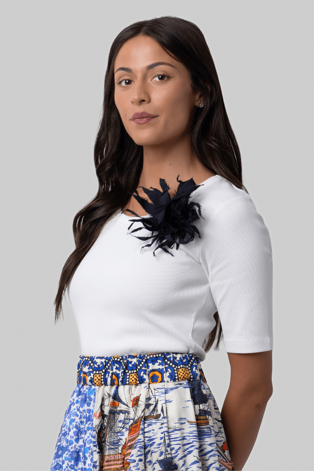 Floral Fabric Brooch - Odeeh