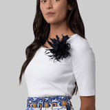 Floral Fabric Brooch - Odeeh