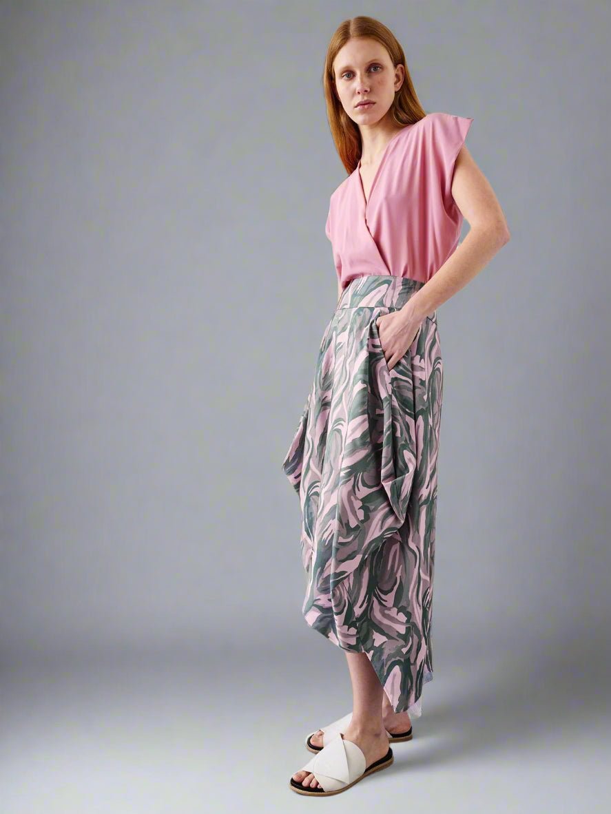 Floral Jacquard Nio Skirt - Zero + Maria Cornejo
