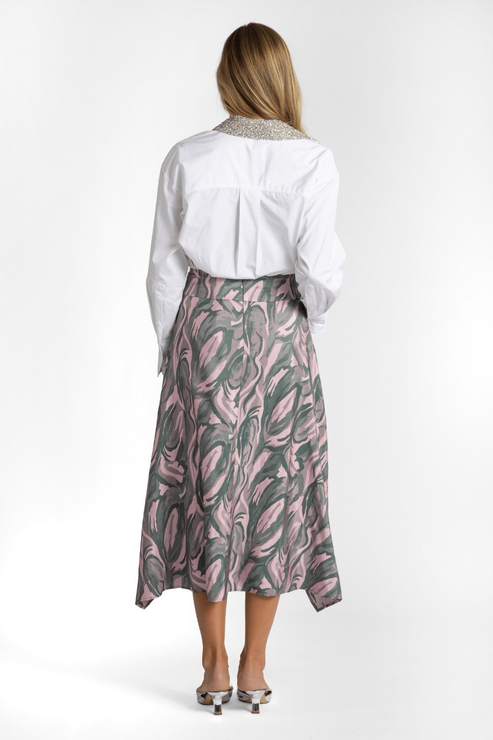 Floral Jacquard Nio Skirt - Zero + Maria Cornejo
