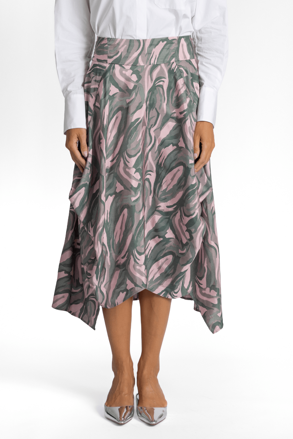 Floral Jacquard Nio Skirt - Zero + Maria Cornejo