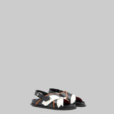Flower Intarsia Fussbet Sandal - Plan C