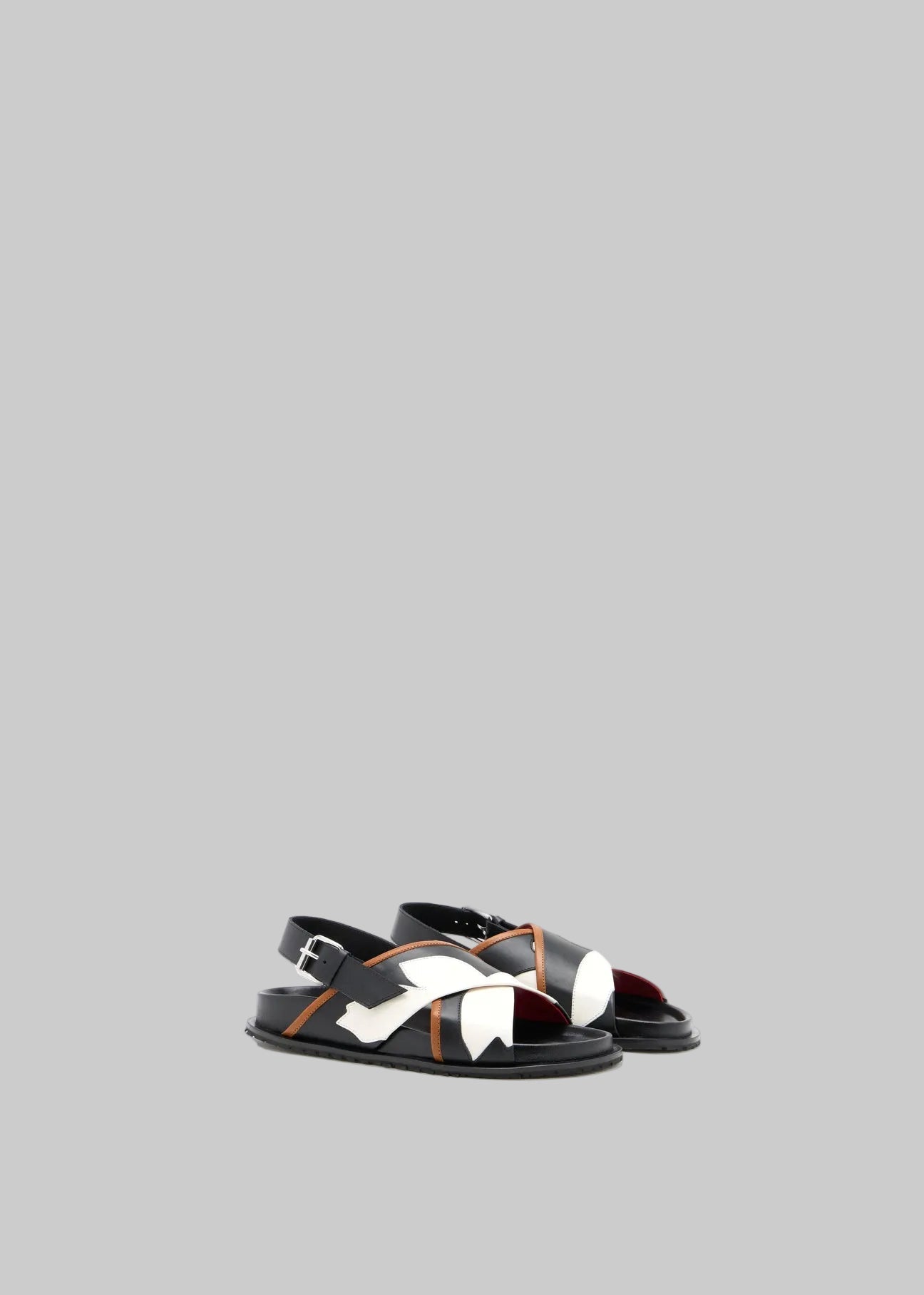 Flower Intarsia Fussbet Sandal - Plan C