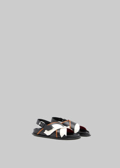 Flower Intarsia Fussbet Sandal - Plan C