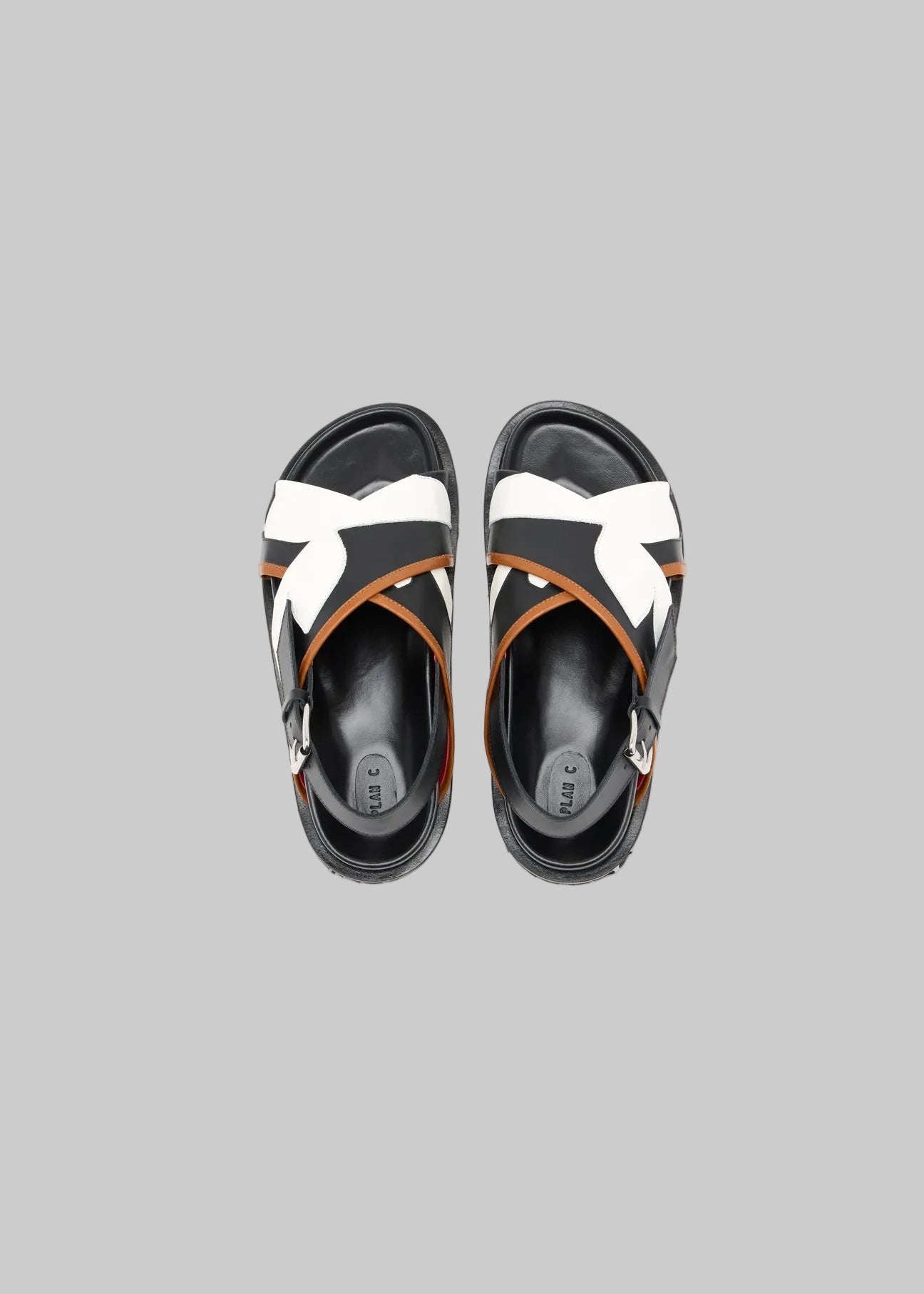 Flower Intarsia Fussbet Sandal - Plan C
