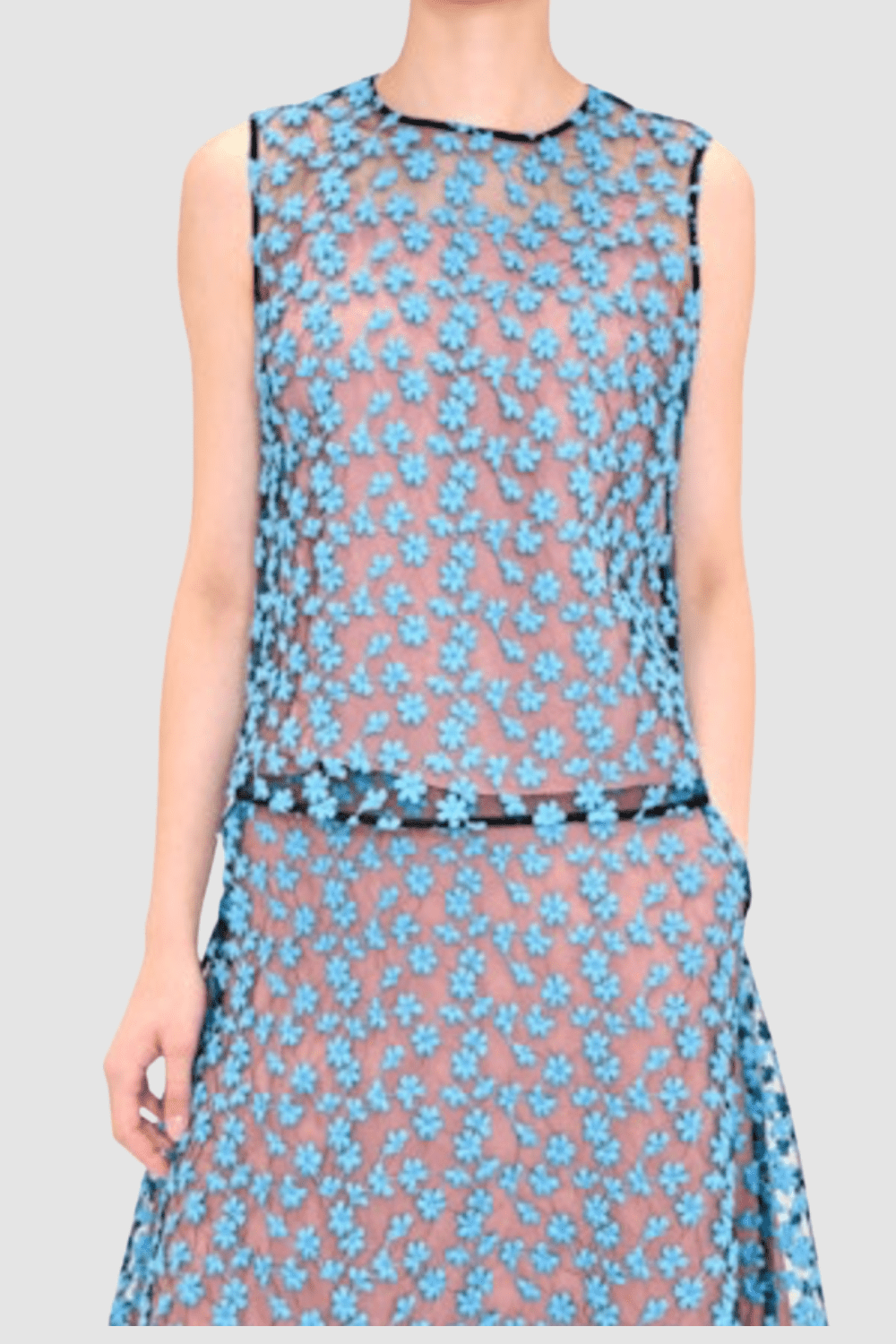 Flower Tulle Top - Odeeh