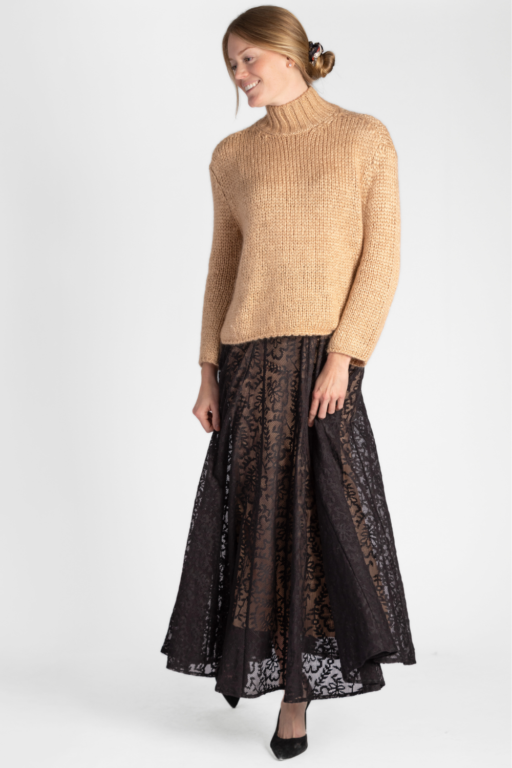 Jacquard Lace Skirt - The Posh Peacock