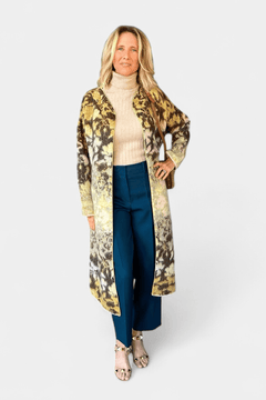 Bloom Mist Mohair Alpaca Jacquard Coat - The Posh Peacock