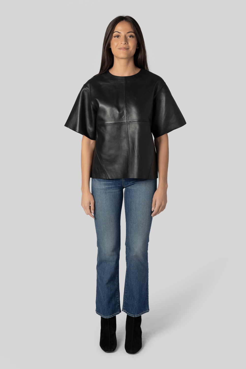 Frieda Leather Top - Soeur