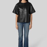 Frieda Leather Top - Soeur