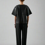 Frieda Leather Top - Soeur