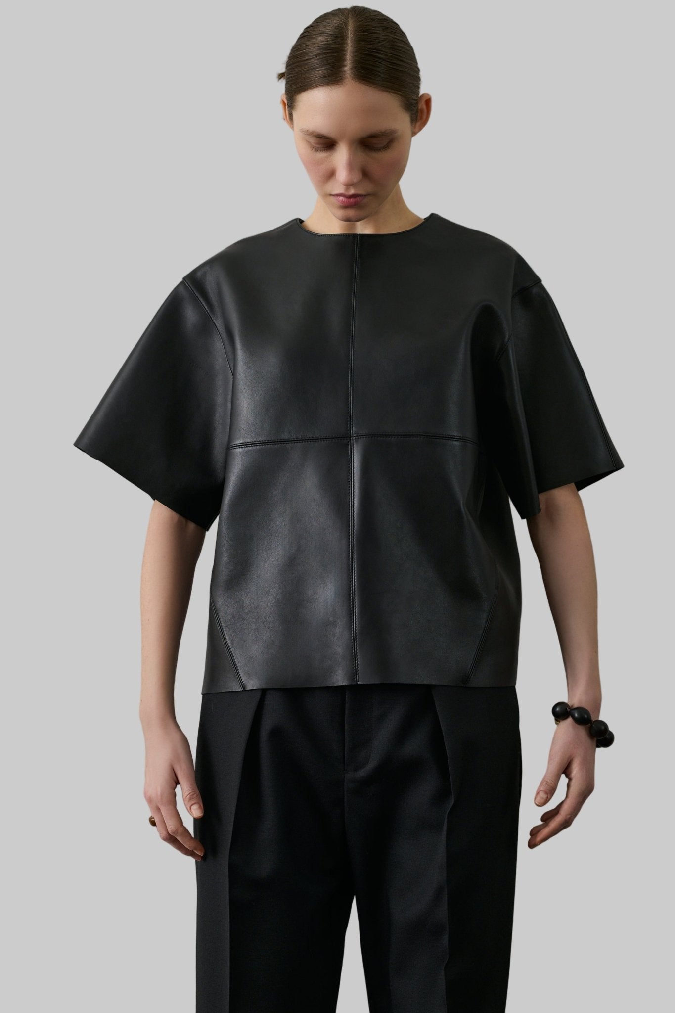 Frieda Leather Top - Soeur