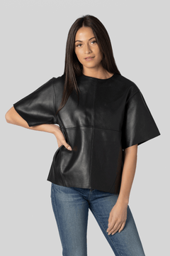 Frieda Leather Top - Soeur