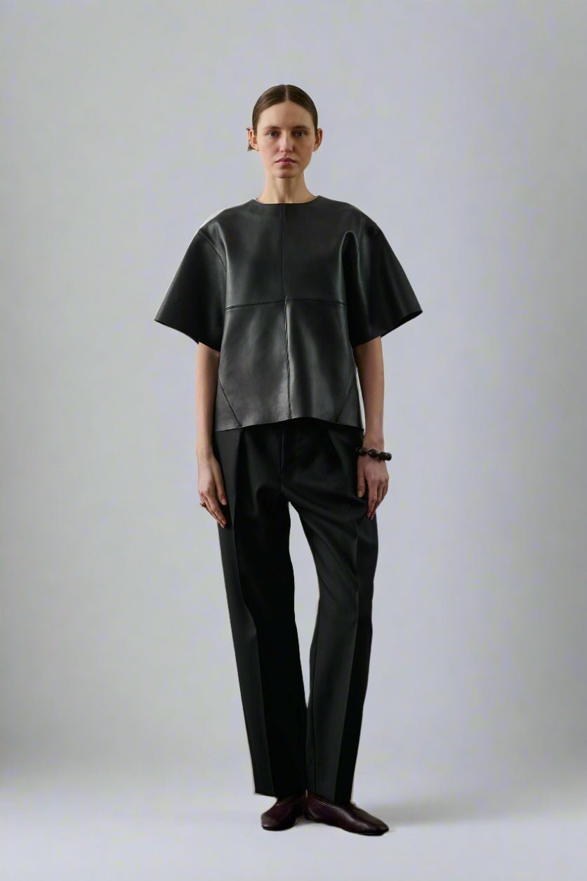 Frieda Leather Top - Soeur