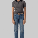 Gemmatta Stripe Polo - Nili Lotan