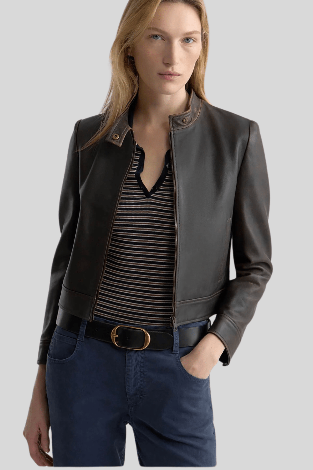 Gemmatta Stripe Polo - Nili Lotan