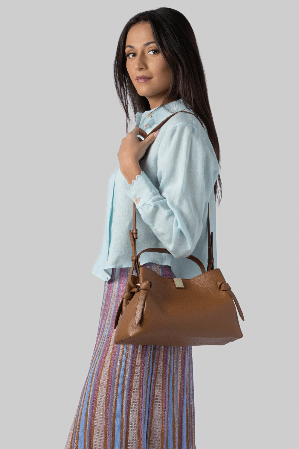 Goyza Hazel Pebble Grained Leather Purse - Yuzefi