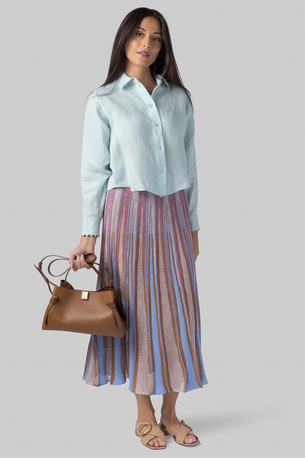 Goyza Hazel Pebble Grained Leather Purse - Yuzefi